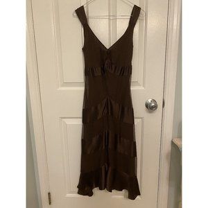 BCBG MAXAZRIA Womens Brown Dress Size 2